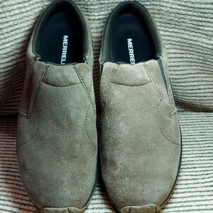Merrell men's suede leather slip-on sh) Sz 9.5